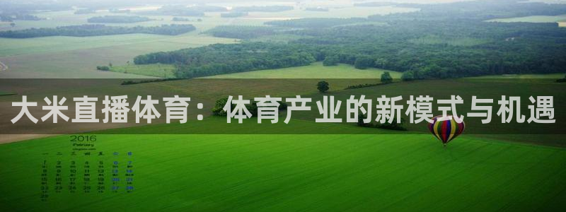 乐球直播app安卓版：大米直播体育：体育产业的新模式与机遇
